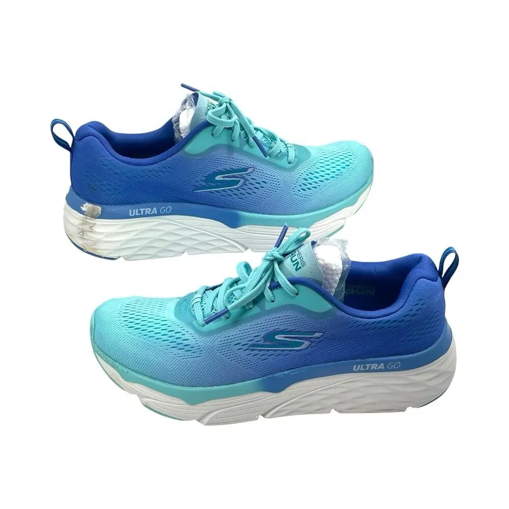 Skechers Max Cushioning Elite Destination Point Blue Women’s 10 w/ Box - Picture 4 of 10